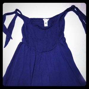 Navy blue summer dress
